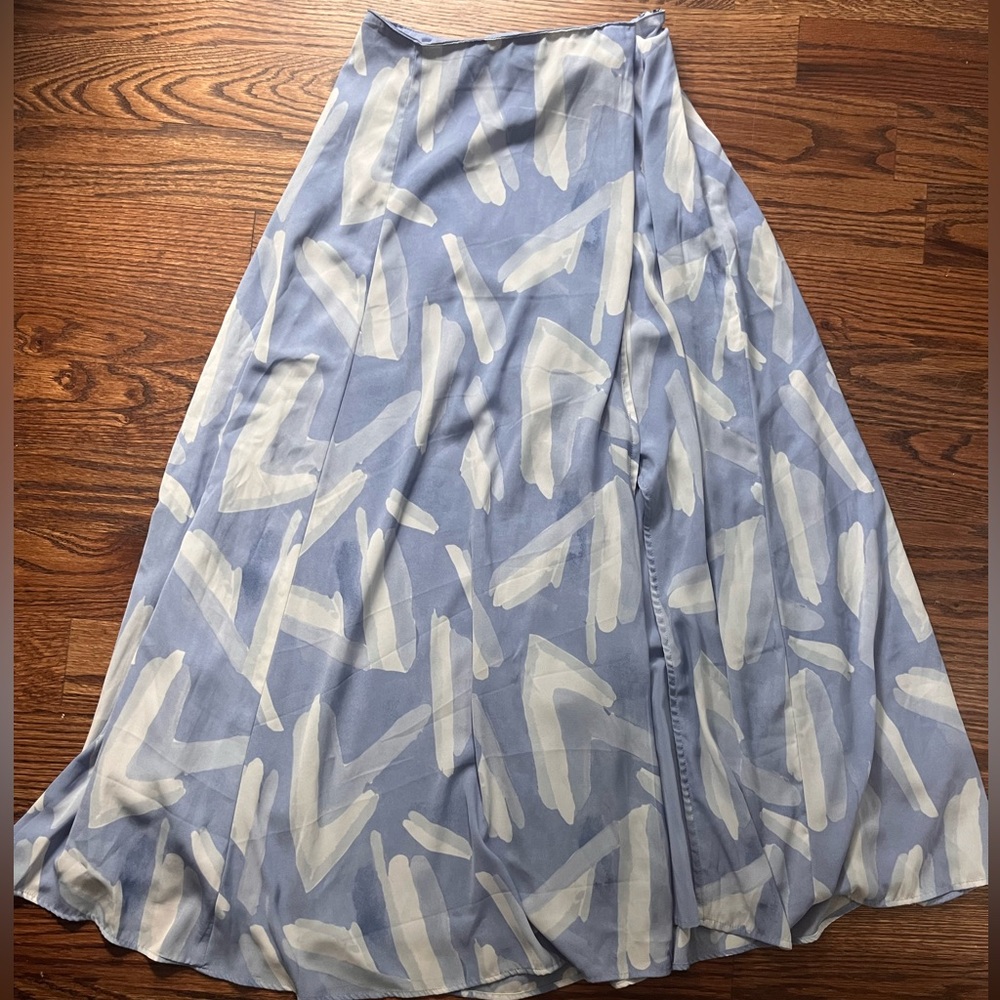 Abercrombie faux wrap maxi skirt